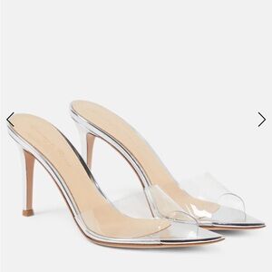 Giantvito Rossi Elle 85 PVC and Leather Mule (NIB) - size 37 (fits a 6/6.5)